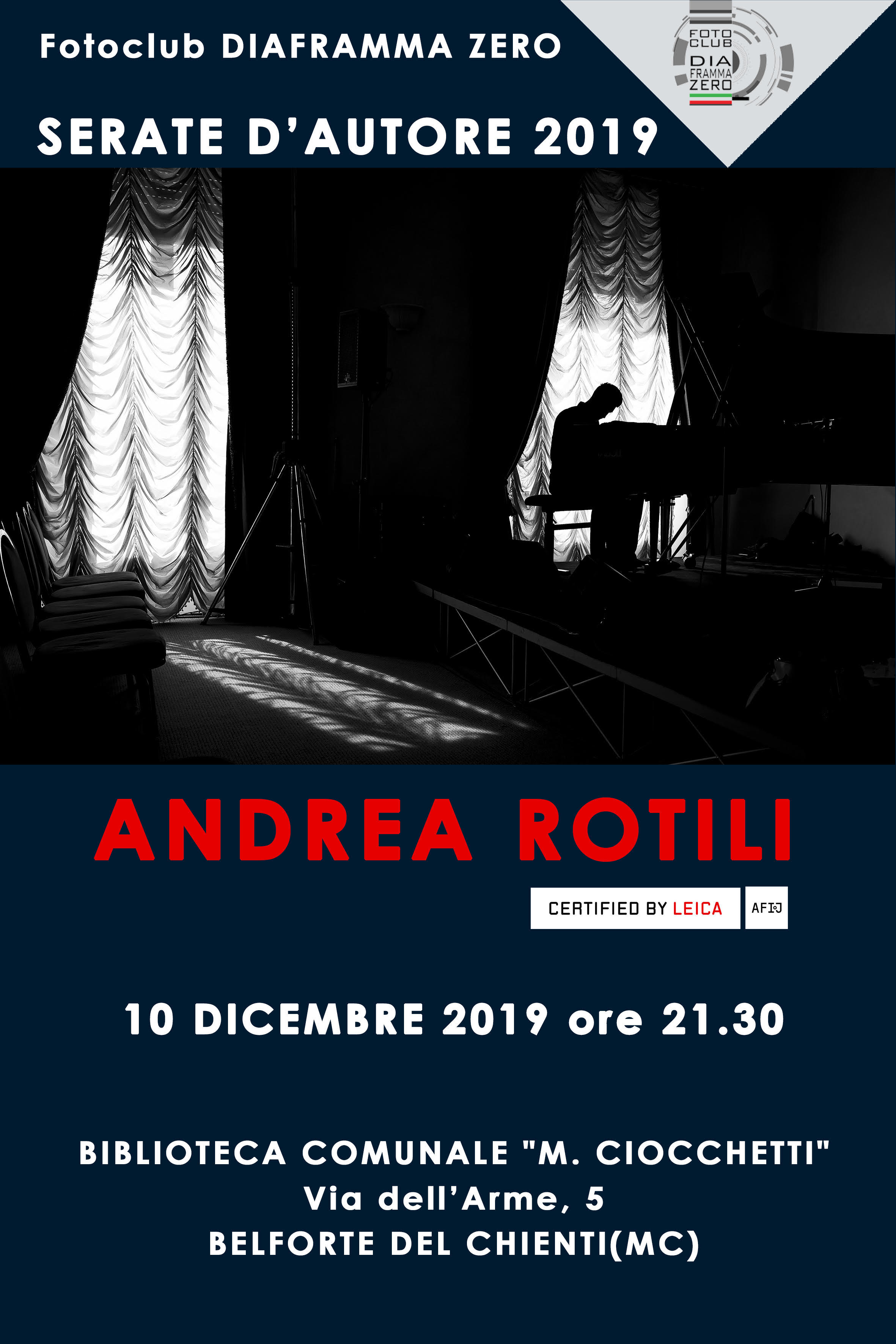 Andrea Rotili - Serata con Autore