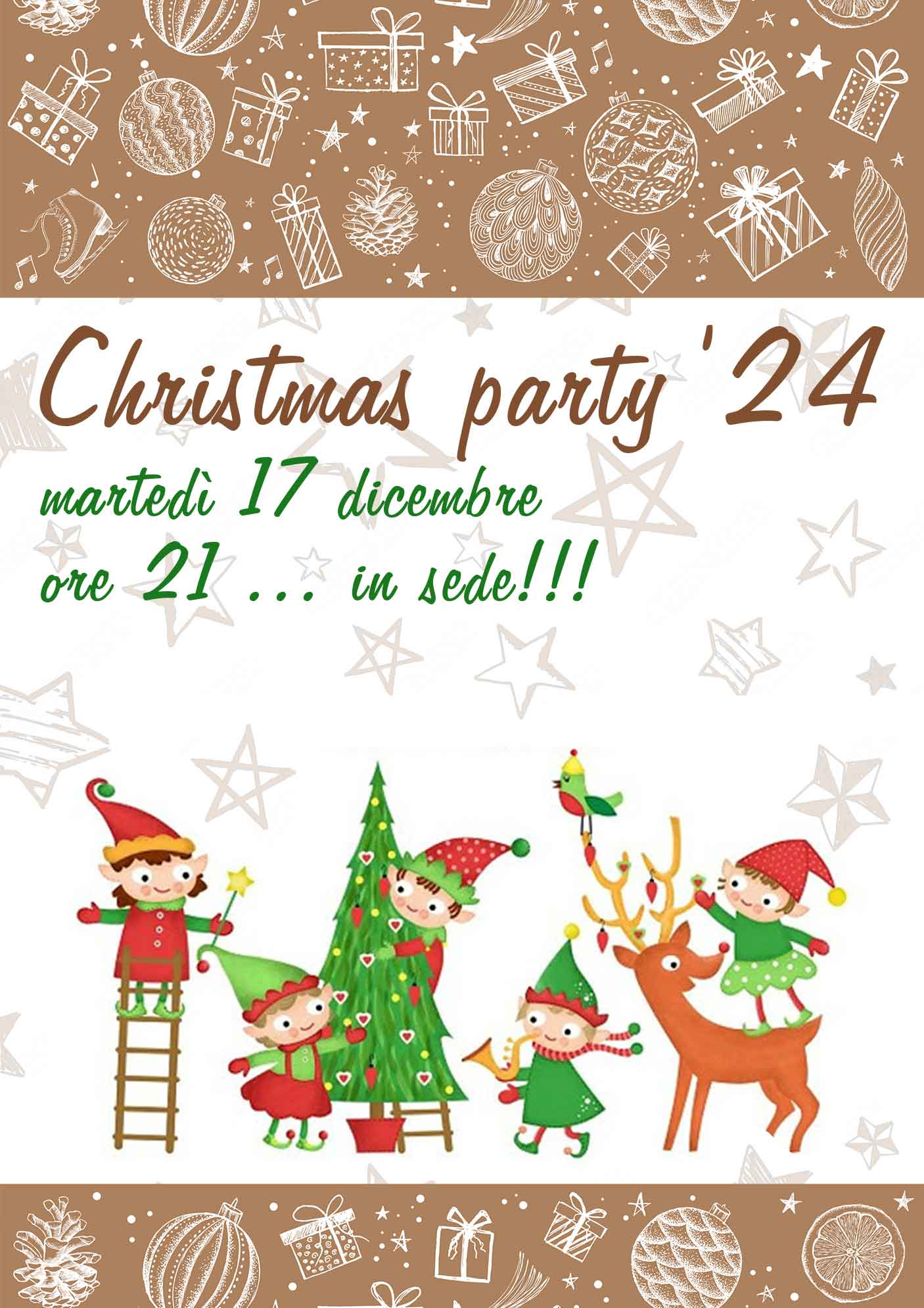 locandina Xmas party2024